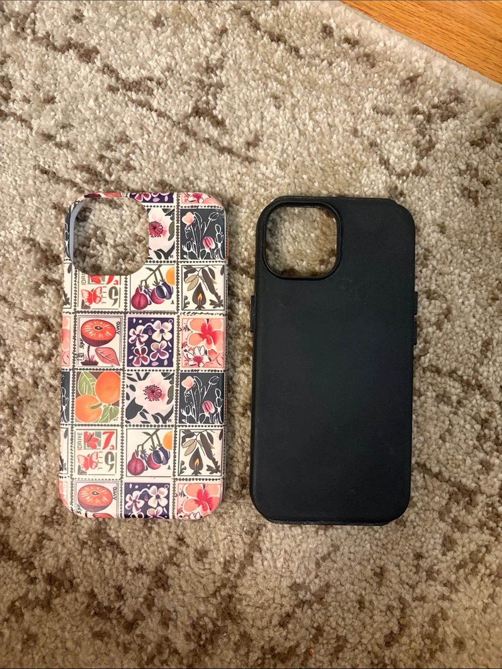 Colorful stamp design iPhone 14 case